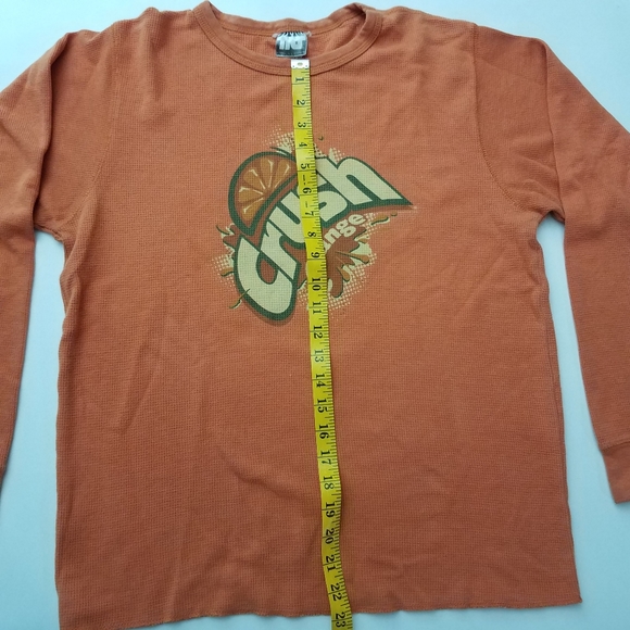 Vintage 80s 90s CRUSH Orange Soda Cola Shirt - Picture 2 of 8